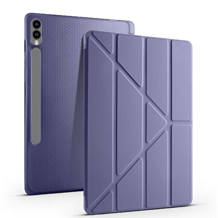 Samsung Galaxy Tab S10 Plus X820 12.4 İnç Katlanabilir Kalemlikli Standlı Akıllı Kılıf