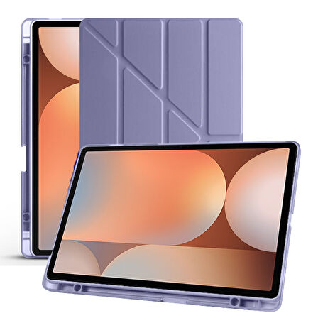 Samsung Galaxy Tab S10 Plus X820 12.4 İnç Katlanabilir Kalemlikli Standlı Akıllı Kılıf