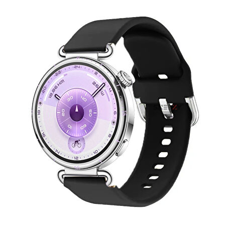 Huawei Watch GT6 41mm İle Uyumlu Yumuşak PureLux Soft Tokalı Silikon Kordon