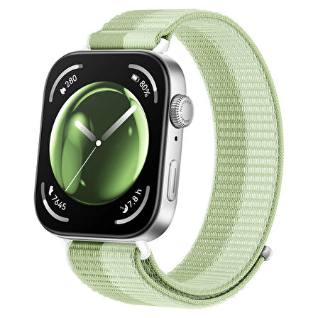 Huawei Watch Fit 4 Fit 4 Pro Fit 3 Uyumlu Ayarlanabilir Cırt Cırtlı Yumuşak Spor Kumaş Örgü Kordon