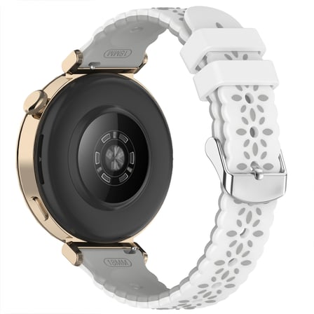 Huawei Watch GT5 41mm Uyumlu Çiçek Desenli Yumuşak Silikon Kordon Şık ve Nefes Alabilen Spor Kordon