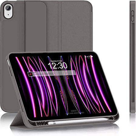 Apple iPad 11.Nesil 11 İnç 2025 Kılıf Premium Kalem Bölmeli Uyku Modlu Kapaklı Smart Case