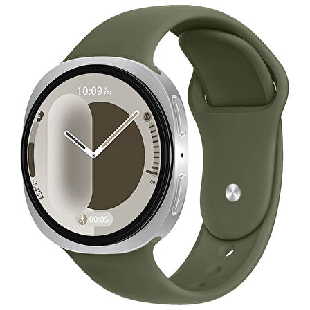 Samsung Galaxy Watch 8 44mm 40mm İle Uyumlu Klasik PureLux Soft Silikon Kordon