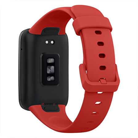 Mi Band 7 Pro İle Uyumlu Yumuşak Soft Silikon Tokalı Kordon Ve Tpu Şeffaf Kasa Koruyucu