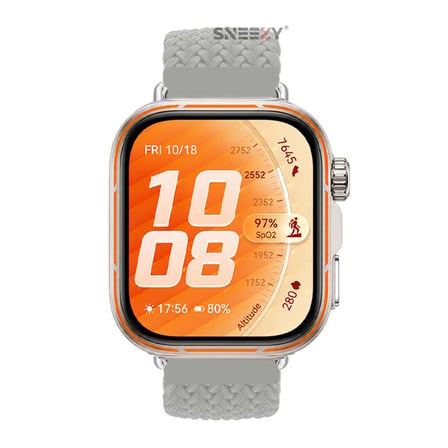 Huawei Watch Fit 5 Pro İle Uyumlu Metal Klipsli Solo Fiberlink Yumuşak Kumaş Örgü Kordon