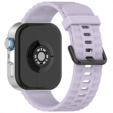 Huawei Watch Fit3 Fit 4 Fit 4 Pro İle Uyumlu GlacierFlex Metal Tokalı Spor Silikon Kordon