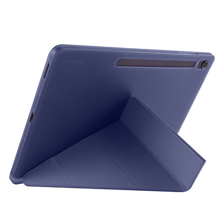 Samsung Galaxy Tab S10 FE Plus SM-X620 13.1 İnç Uyumlu Katlanabilir Kalemlikli Standlı Akıllı Kılıf