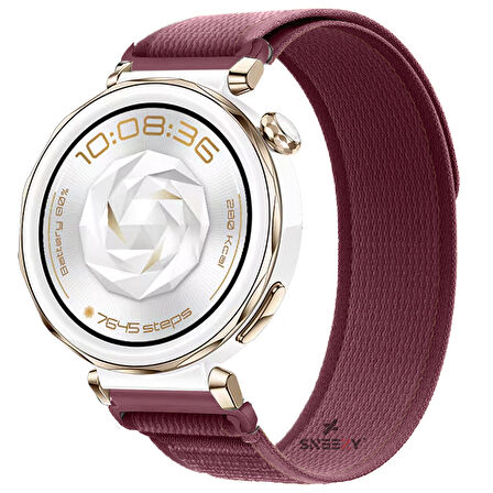 Huawei Watch GT5 Pro 42mm Uyumlu Kordon Trail Loop Cırtlı Yumuşak Kumaş Şık Kordon