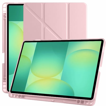 Samsung Galaxy Tab S10 FE 11 Inc SM-X520 Üçgen Katlanabilir Kalemlikli Yatay Dikey Standlı Kılıf