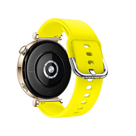Huawei Watch GT5 41mm İle Uyumlu A Kalite Yumuşak PureLux Soft Tokalı Silikon Kordon