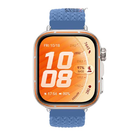 Huawei Watch Fit 5 Pro İle Uyumlu Metal Klipsli Solo Fiberlink Yumuşak Kumaş Örgü Kordon
