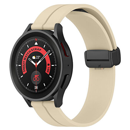 Huawei Watch GT5 46mm Uyumlu Kordon Manyetik Tokalı Yumuşak Soft Silikon Kordon