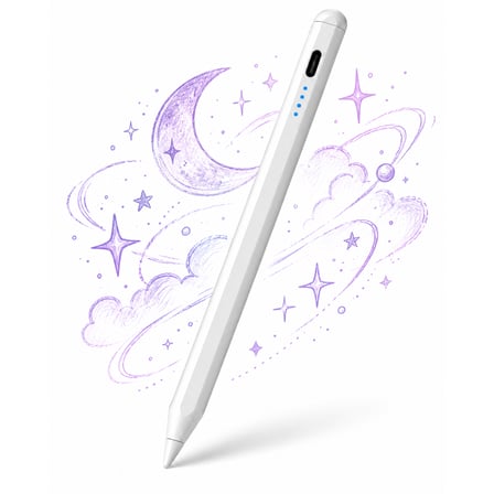 Samsung Galaxy A11 Plus X230 Uyumlu Type-C Şarjlı Aktif Stylus Dokunmatik Ekran Kalemi Not & Çizim