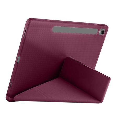 Samsung Galaxy Tab S9 FE 11 Inc SM-X610 Üçgen Katlanabilir Kalemlikli Yatay Dikey Standlı Kılıf