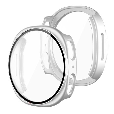 Samsung Galaxy Watch 9 44mm Uyumlu Kılıf Sert PC Kasa ve Ekran Koruyucu Kılıf