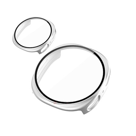 Samsung Galaxy Watch 9 44mm Uyumlu Kılıf Sert PC Kasa ve Ekran Koruyucu Kılıf
