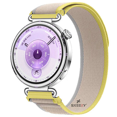 Huawei Watch GT6 41mm Uyumlu Kordon Trail Loop Cırtlı Yumuşak Kumaş Şık Kordon