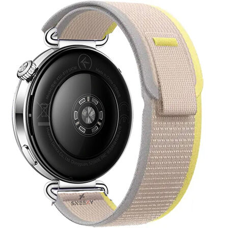 Huawei Watch GT6 41mm Uyumlu Kordon Trail Loop Cırtlı Yumuşak Kumaş Şık Kordon