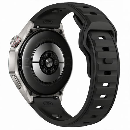 Huawei Watch GT7 Pro 46mm İle Uyumlu Çift Renkli Spor Silikon Kordon Nefes Alabilir Konforlu