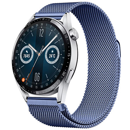 Huawei Watch GT3 46mm GT3 Pro 46mm Gt2 46mm Gt2 Pro 46mm Uyumlu Manyetik Milanese Loop Metal Kordon