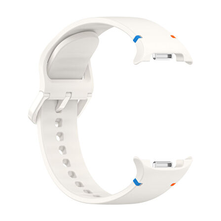 Samsung Galaxy Watch 8 Classic 47mm İle Uyumlu Metal Tokalı Spor Silikon Kordon