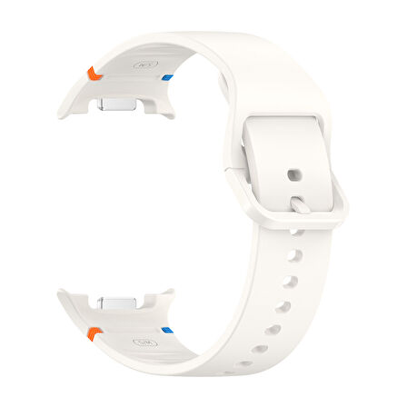 Samsung Galaxy Watch 8 Classic 47mm İle Uyumlu Metal Tokalı Spor Silikon Kordon