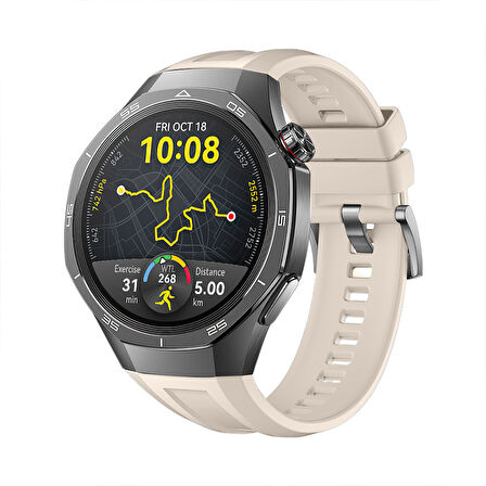 Huawei Watch Gt5 Pro 46mm İle Tam Uyumlu Kordon Metal Tokalı Yumuşak Silikon Kordon Kayış