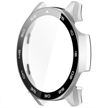 Huawei Watch GT5 46mm Kasa Uyumlu Kılıf Sert PC Kasa ve Ekran Koruyucu Kılıf