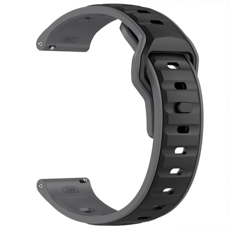 Huawei Watch GT7 Pro 46mm İle Uyumlu Çift Renkli Spor Silikon Kordon Nefes Alabilir Konforlu