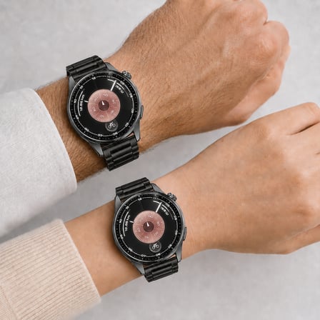 Huawei Watch GT6 46mm İle Uyumlu Katlanır Klipsli Paslanmaz Çelik Saat Kordonu