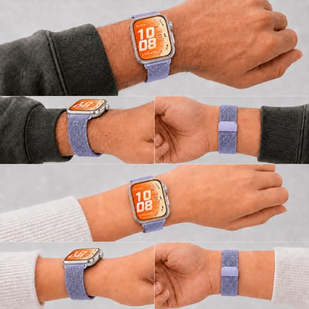 Huawei Watch Fit 5 Pro Uyumlu Milanese Örgü Metal Mıknatıslı Ayarlanabilir Kordon