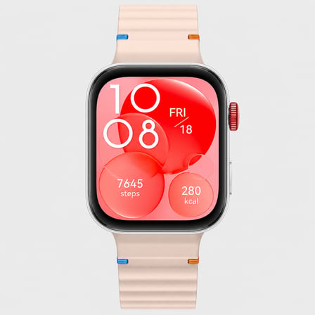 Huawei Watch Fit 3 İle Uyumlu Dalga Desenli Tokalı Yumuşak Soft Silikon Kordon