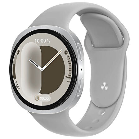 Samsung Galaxy Watch 8 44mm 40mm İle Uyumlu Klasik PureLux Soft Silikon Kordon