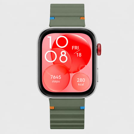 Huawei Watch Fit 3 İle Uyumlu Dalga Desenli Tokalı Yumuşak Soft Silikon Kordon