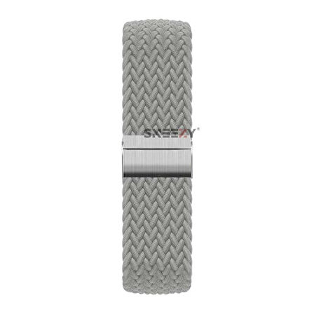 Sneezy Huawei Watch GT5 46mm İle Uyumlu 22mm Metal Klips Solo Fiberlink Örgü Kordon