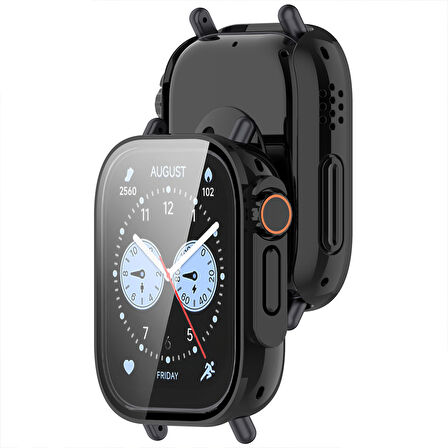 Redmi Watch 5 Lite İle Uyumlu Kasa ve Ekran Koruyucu Watch Ultra Saat Görünüm'e Dönüştürücü