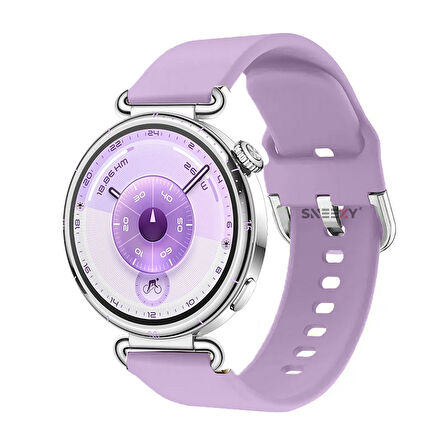 Huawei Watch GT6 41mm İle Uyumlu Yumuşak PureLux Soft Tokalı Silikon Kordon