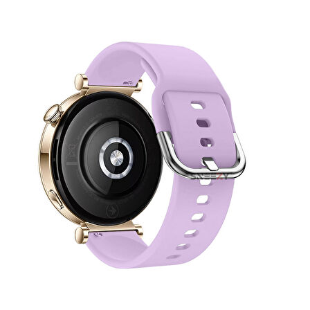 Huawei Watch GT6 41mm İle Uyumlu Yumuşak PureLux Soft Tokalı Silikon Kordon