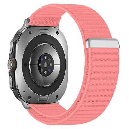 Samsung Galaxy Watch 8 44mm 40mm 47mm İle Uyumlu Naylon Spor Loop Kordon Ayarlanabilir Rahat ve Dayanıklı