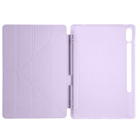 Samsung Galaxy Tab S9 Plus X810 12.4 İnç Katlanabilir Kalemlikli Standlı Akıllı Kılıf