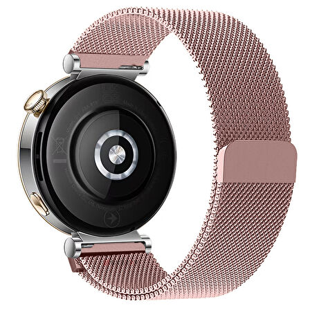 Huawei Watch GT5 41mm Uyumlu Manyetik Milanese Loop Metal Kordon 