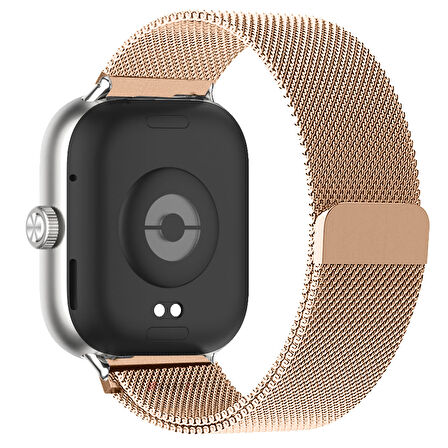 Redmi Watch 5 Active Redmi 5 Lite Uyumlu Kordon Manyetik Milanese Loop Metal Kordon 