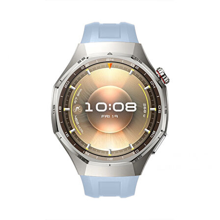 Huawei Watch GT6 Pro 46mm İle Tam Uyumlu Kordon Metal Tokalı Yumuşak Silikon Kordon Kayış