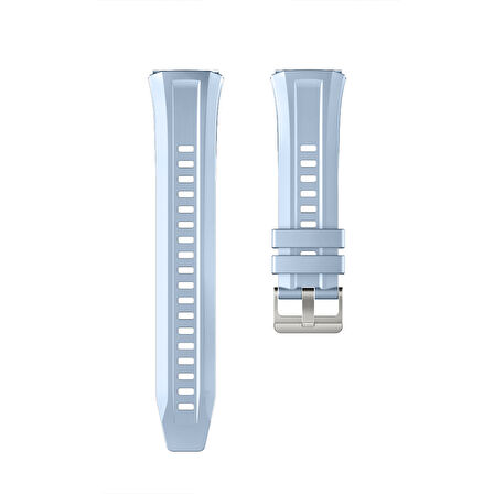 Huawei Watch GT6 Pro 46mm İle Tam Uyumlu Kordon Metal Tokalı Yumuşak Silikon Kordon Kayış