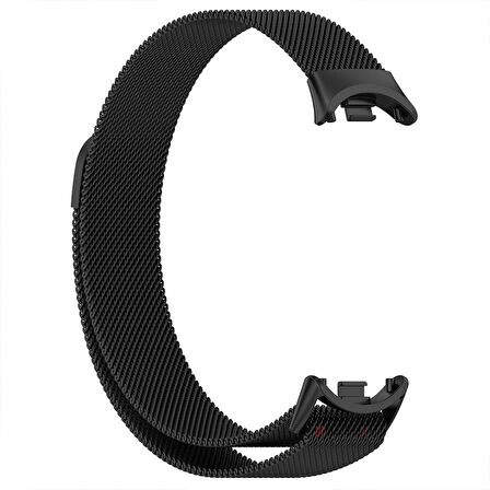 Sneezy Xiaomi Mi Band 8 Uyumlu Metal Hasır Kordon
