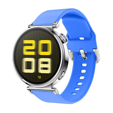 Huawei Watch GT5 41mm İle Uyumlu A Kalite Yumuşak PureLux Soft Tokalı Silikon Kordon
