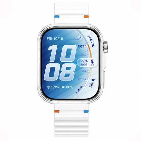 Huawei Watch Fit 5 Pro İle Uyumlu Dalga Desenli Tokalı Yumuşak Soft Silikon Kordon