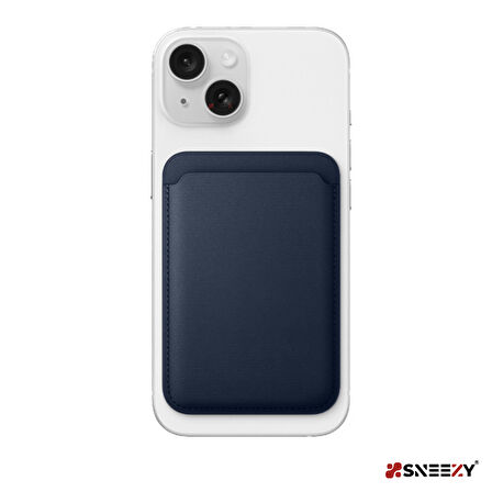 İphone 16-16 Plus - 16 Pro - 16 Pro max Uyumlu Birinci Sınıf Magsafe Cüzdan Magsafe Deri Kartlık