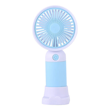 Sevimli Karakter Desenli Sessiz USB Şarjlı Mini Fan Kalemtraşlı, Taşınabilir Masaüstü Fan