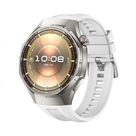 Huawei Watch GT6 Pro 46mm İle Tam Uyumlu Kordon Metal Tokalı Yumuşak Silikon Kordon Kayış